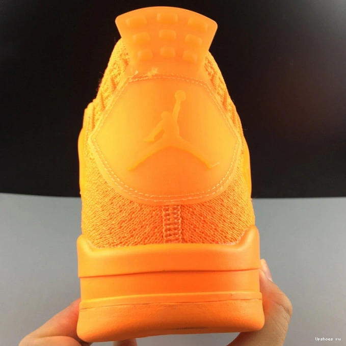 4 JORDAN “TOTAL ORANGE” FLYKNIT AIR AQ3559-800 0817